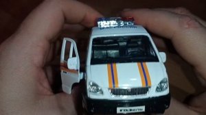 Игрушечная моделька Газель 3221 МЧС.