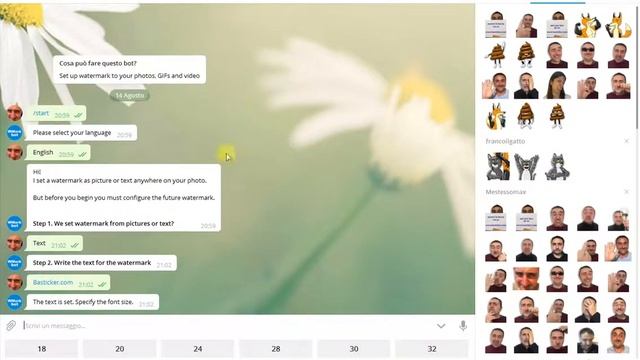 How to use watermark Telegram bot смотреть онлайн