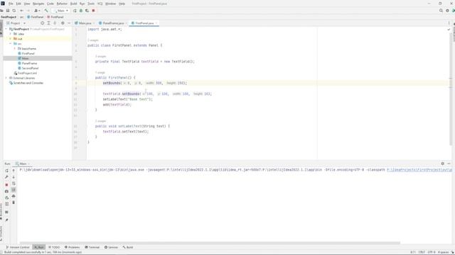Панель. Panel | Java | AWT смотреть онлайн