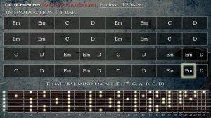 80s Hefty Metal Backing Track in Em BT-281