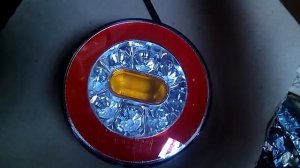 Круглый задний фонарь для прицепов Fristom FT-110 LED
