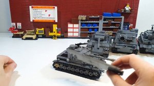 LEGO Немецкие танки. Обнова "Проклятая орда". лего самоделка