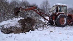 экскаватор ЭО 2621\/копаю пруд\/чистка гидравлических фильтров