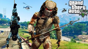 ХИЩНИК ВЫШЕЛ НА ОХОТУ В ГТА 5 МОДЫ! АРМИЯ ХИЩНИКОВ ОБЗОР МОДА ВИДЕО ИГРЫ GTA 5! THE PREDATOR MODS