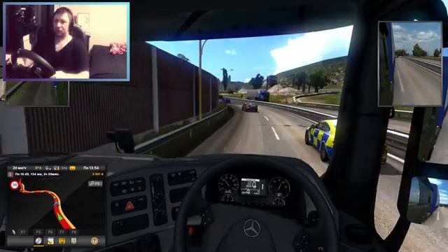 НАСТРОЙКА РУЛЯ LOGITECH G920 В ETS 2 смотреть онлайн