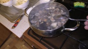 Суп из свеже мороженных грибов в  36 за бортом