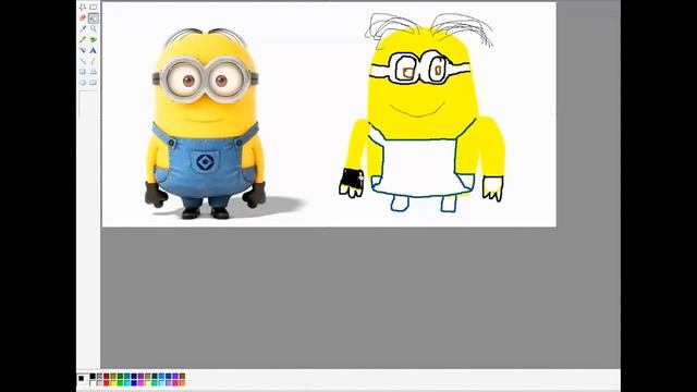 Как нарисовать МИНЬОНА? смотреть онлайн