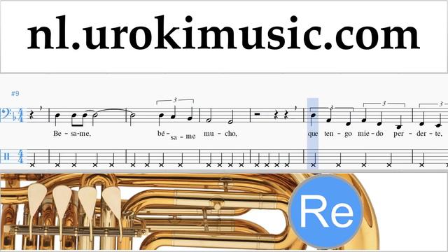 Tuba Leren Spelen Besame Mucho Tablatura Deel#2 um-b799 смотреть онлайн