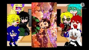 pro heroes react to nezuko and tanjiro part 1