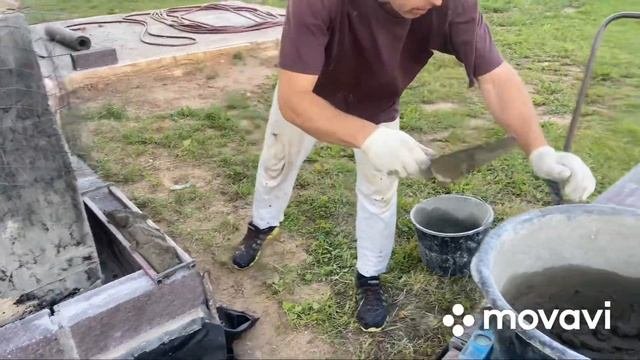 Д. Руссолово. Каретка для нанесения раствора.