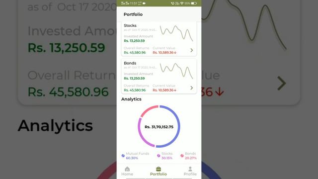 Mutual Fund Investment App Template in React Native