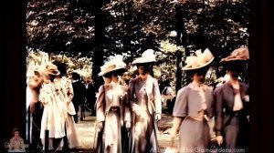 A Walk in the Park - c.1900 | Bois de Boulogne Paris - AI Enhanced [4k 60 fps]