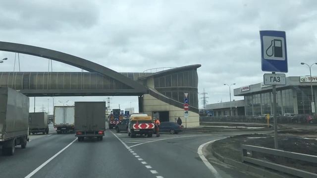 Движение по МКАД от Щелковского шоссе к Ярославскому ш. смотреть онлайн