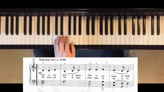 God Save the Queen - Piano Adventures Level 2b by Faber with Piano Tips Tutorial