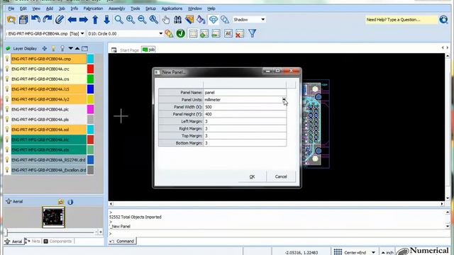 Panelize Gerber files from Eagle PCB using FAB 3000 смотреть онлайн