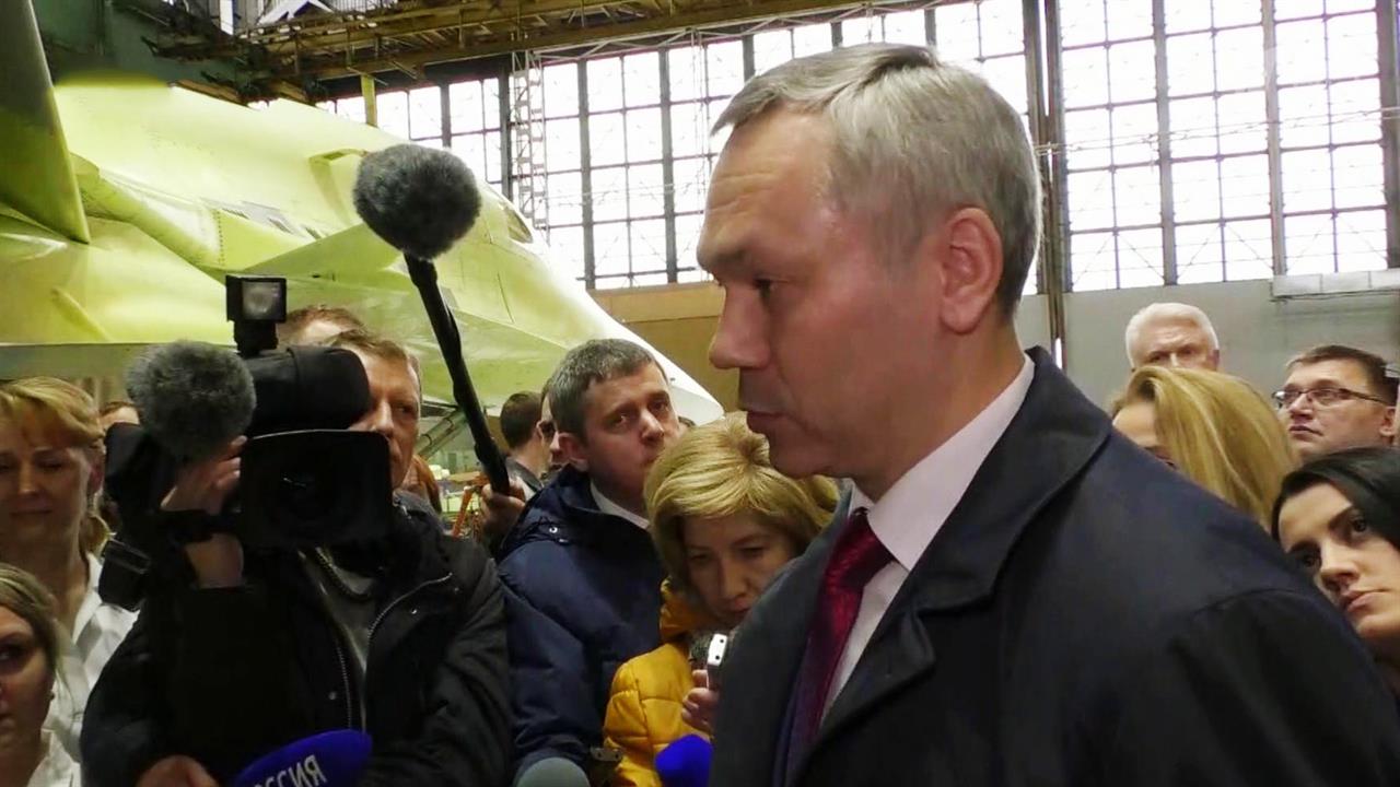 Врио главы Новосибирской области Андрей Травников ... намерении участвовать в губернаторских выборах