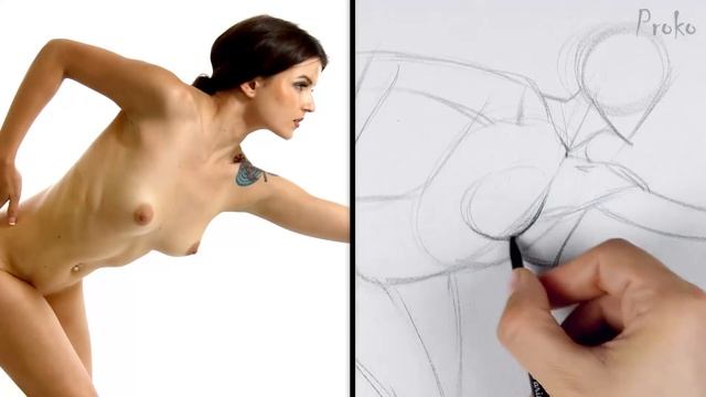 How to Draw Breasts - Gesture Example 2 смотреть онлайн