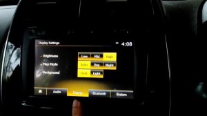 How to change dark mode in Renault kwid media nav system