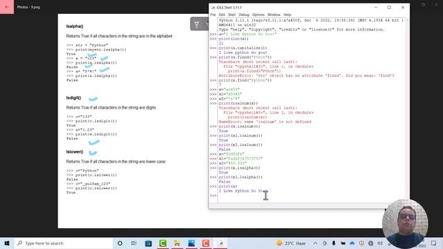 Python String Function || String Functions in Python || Working with Python in-build string functio