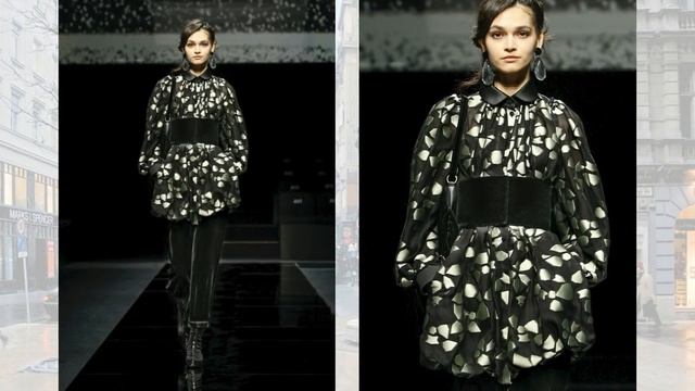Giorgio Armani Модный показ осень-2020 зима-2021 в Милане