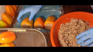 фаршированные перцы. Еще 3 начинки. Заморозка.