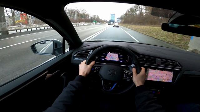 New Volkswagen Tiguan R 2021 Test Drive Review POV смотреть онлайн