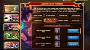 Hero Wars — Light and Dark Artifacts