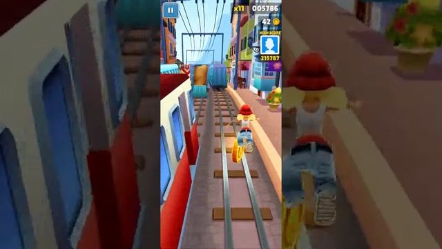 Subway Surf Game Near Miss Android GamePlay смотреть онлайн