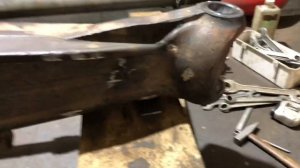 ЭКСКАВАТОР ТЕРЕКС 820 РЕМОНТ МОСТА ПОД ПЕРЕХОДНЫЕ ВТУЛКИ ШКВОРНЕЙ!