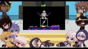 Sans AU's react to Dusttrust by FDY Phase 1 & 2 | Gacha life/Club Reaction