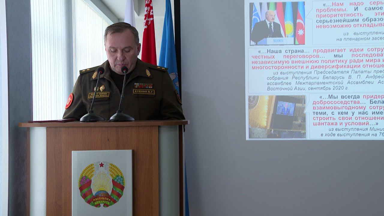 Видеофакт. Представители силового блока страны проводят информирование на МЗКТ.