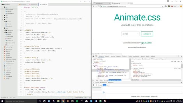 Animate.css | CSS Animation basics and how to use Animate.css