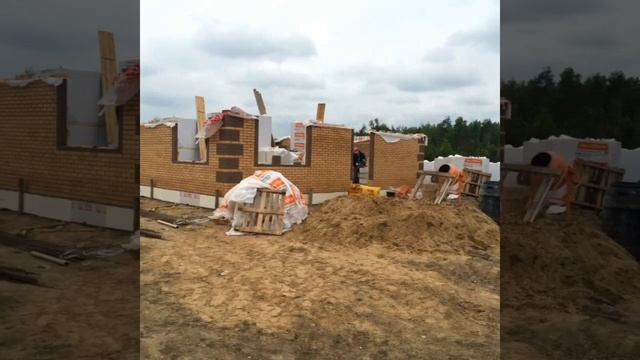 Строительство дома из газобетона за 60 секунд ExpressLand смотреть онлайн