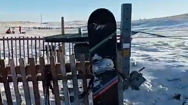 Подъём по канатной дороге на лыжной базе Снежинка смотреть онлайн