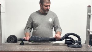 Сравнение шлифмашин для шпаклёвки (жирафов) 1-Титан ПТШМ62-230 2-Bosch GTR 550 3-Festool Planex.