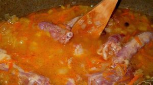 Каша из крупы с мясом и овощами