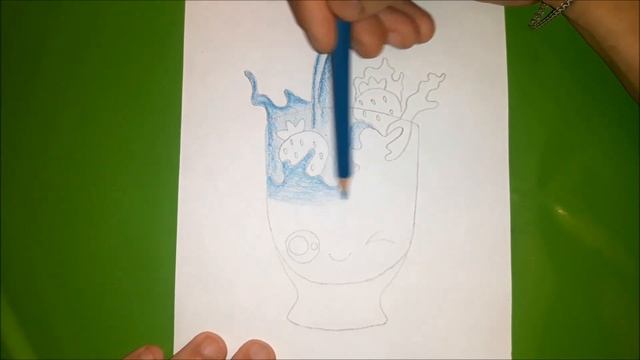 Как нарисовать КЛУБНИЧНЫЙ КОКТЕЙЛЬ? Лёгкие рисунки для срисовки смотреть онлайн