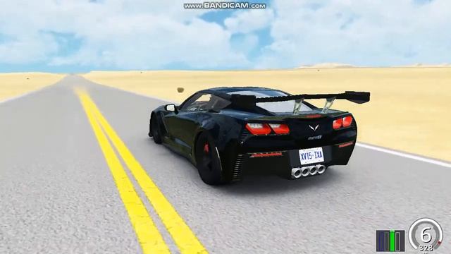 Assetto Corsa Chevrolet Corvette C7 ZR1 Top Speed смотреть онлайн