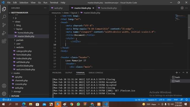Template Mastering HEADING DIFFERENT DESING || Laravel tutorial || Bangal tutorial смотреть онлайн