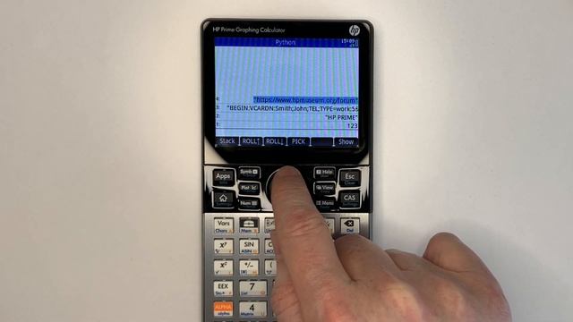 HP Prime QR Code Encoder Program in Python