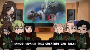 AOT reacts to our world Kratos (Jörmungandr) Part 1 | Gacha Club |