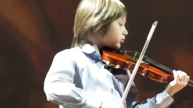 Alexander Kulitskiy 8 years old Kabalevsky Violin Concerto in C