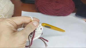 Жаккард Крючком. 1 Способ Вязания. Столбики без накида поворотными рядами