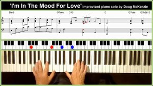 'I'm In The Mood For Love' - solo jazz piano tutorial