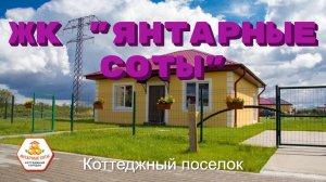 Обзор коттеджного поселка "Янтарные соты". п. Ласкино. Калининград.