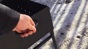 Мангал с разборными ножками