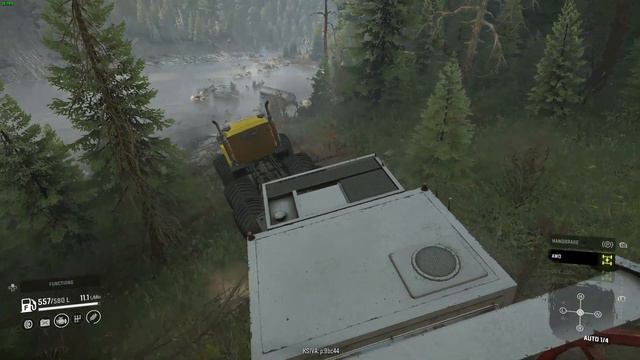 SnowRunner: The Descent! mod map. смотреть онлайн