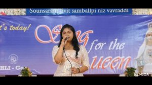 Andrea Pearl Rego | Ochorieanchi Mai Saibinn Mai | Sing for the Queen Contest | HLI-Goa