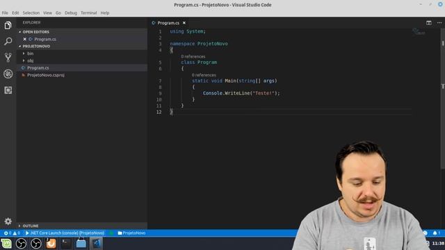 Criando sua primeira aplicação .NET Core no Linux | #AluraMais смотреть онлайн