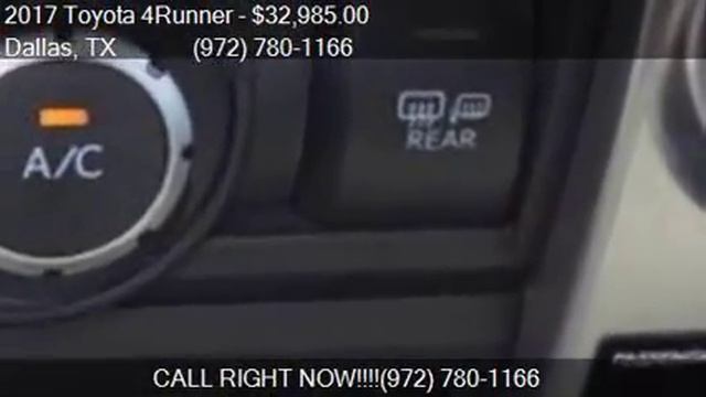 2017 Toyota 4Runner SR5 Premium 4x4 4dr SUV for sale in Dall смотреть онлайн